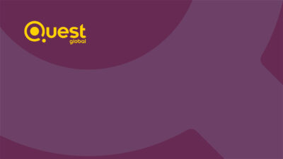 Virtual Background with Logo - Purple
